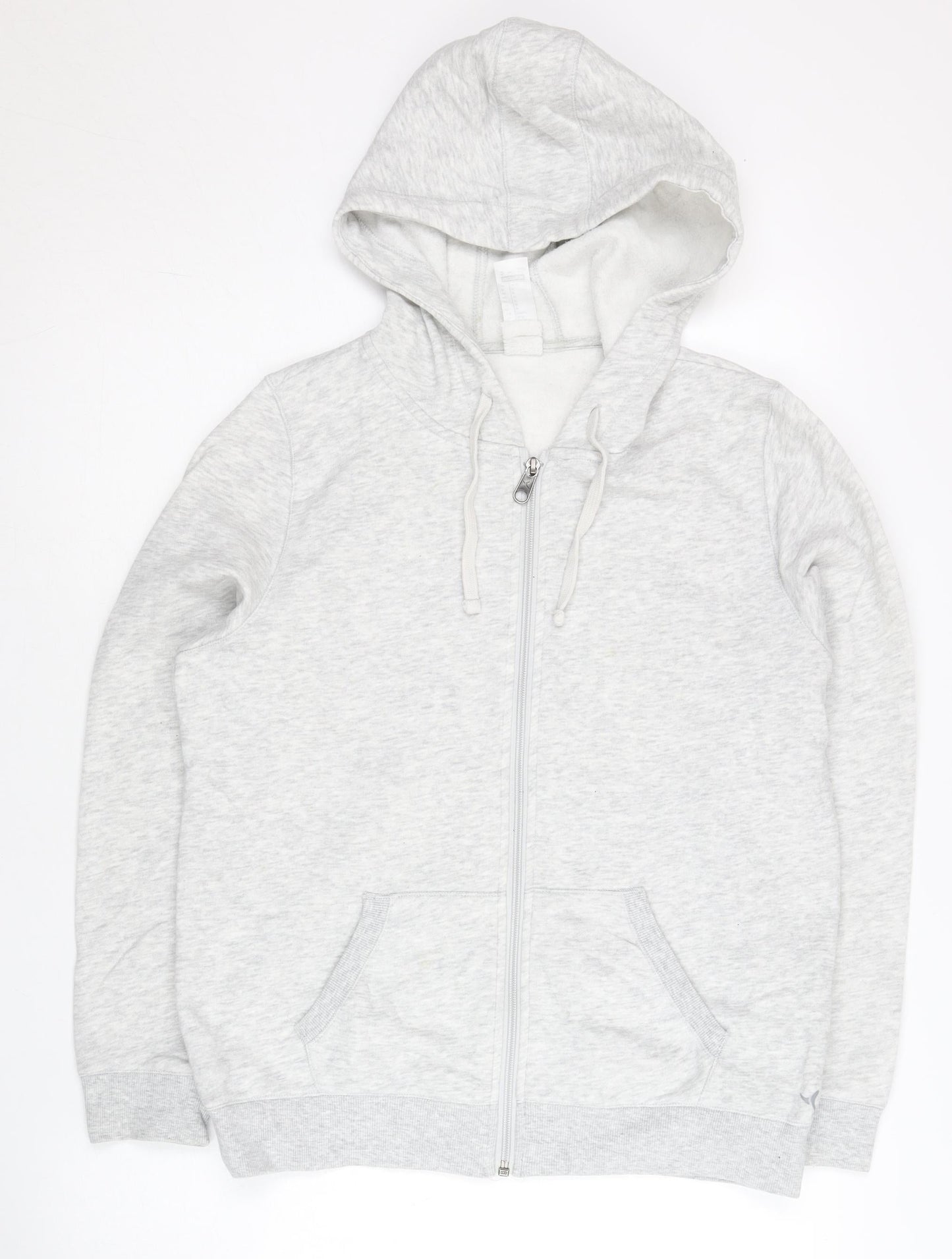 Decathlon Women’s Grey Full Zip Hoodie M Regular Fit Casual