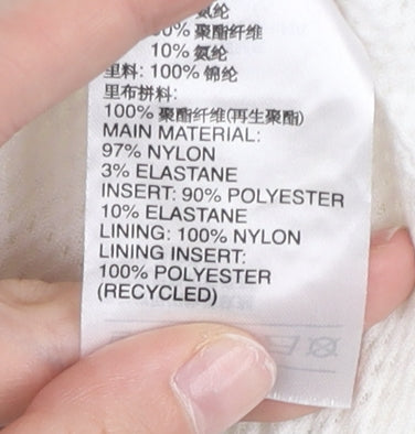 Adidas Women's Ivory Track Jacket Size 8 Full Zip Sportswear