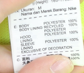 Nike Womens Yellow M Windbreaker Jacket Hooded Lightweight