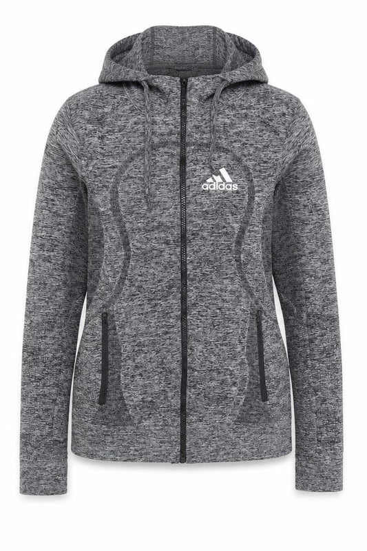 Womens UK Size S adidas Grey Gym & Training Running & Jogging Walking Yoga Jacke
