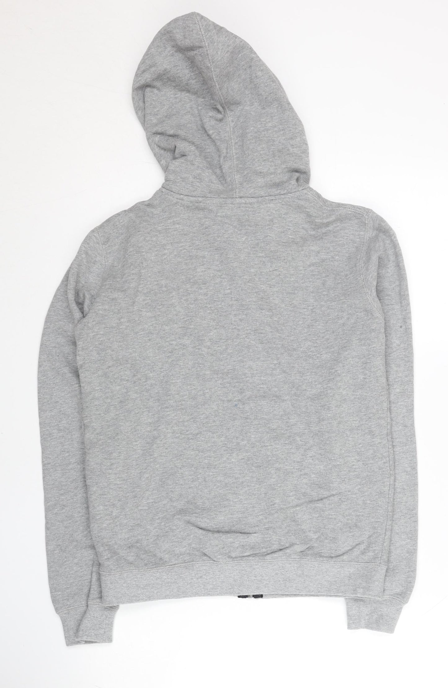 Nike Women’s Grey Full Zip Hoodie Small Cotton Sportswear