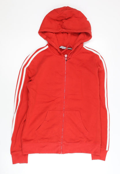 Anta Women’s Red Full Zip Hoodie Size M Sports Casual