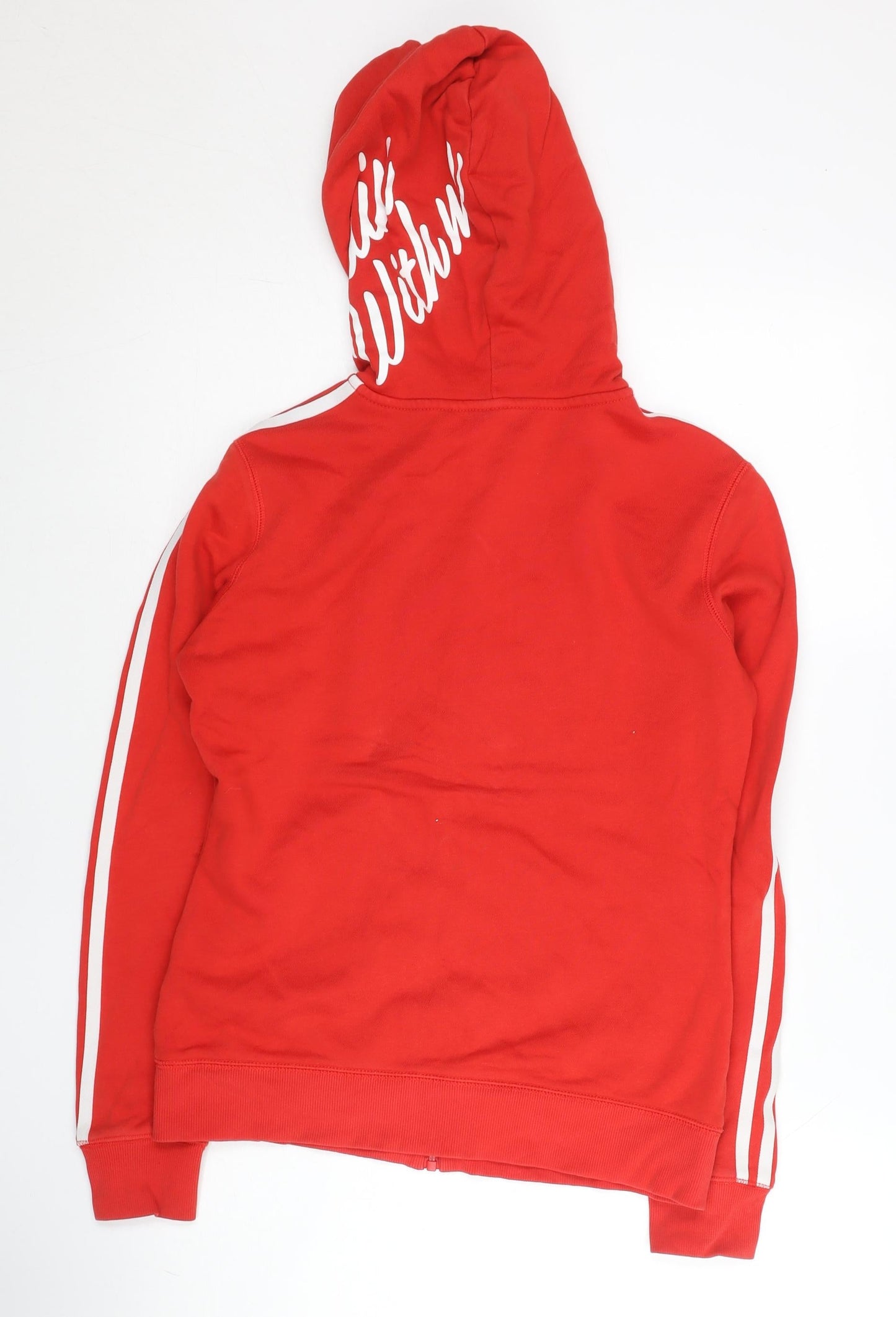 Anta Women’s Red Full Zip Hoodie Size M Sports Casual