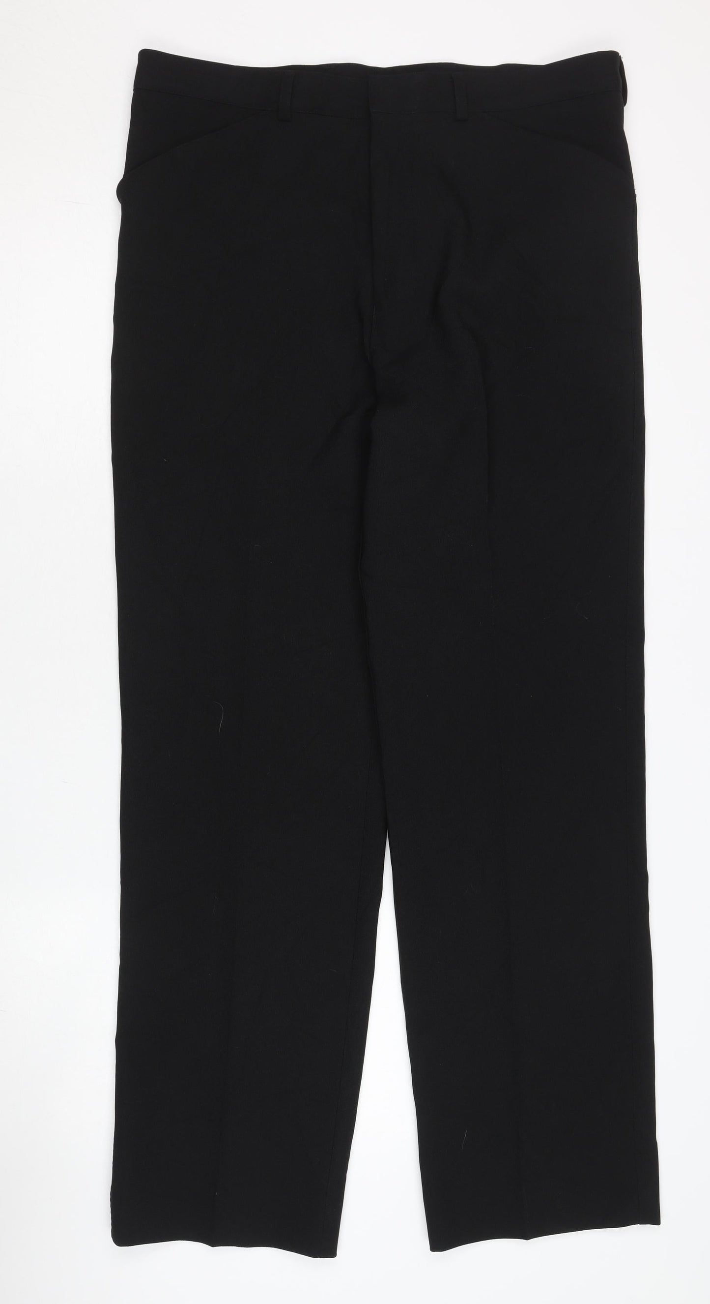 Greenwoods Mens Black Formal Dress Trousers Waist 34 in
