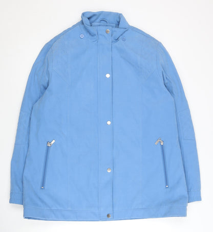 JBC Collection Womens Blue Size 18 Mid-Length Casual Jacket