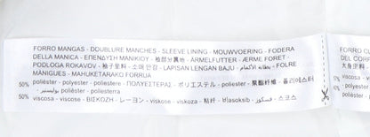 Zara Womens Beige Linen-Blend Blazer Jacket Size L Regular Fit