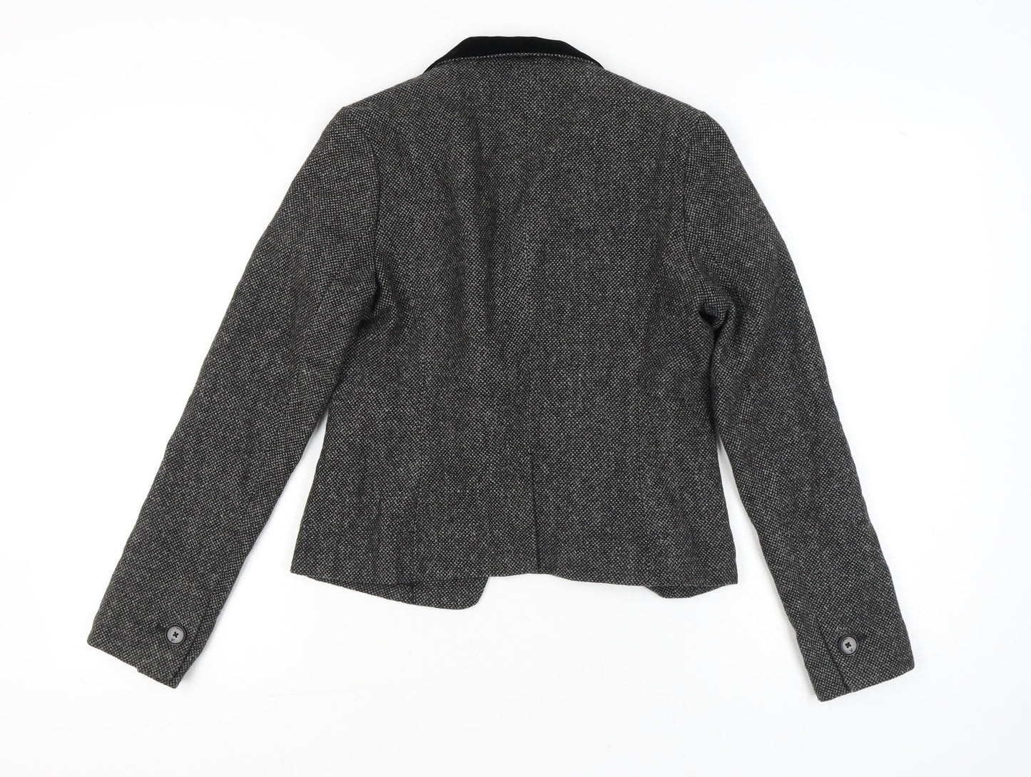 American Eagle Outfitters Women’s Grey Wool Blend Tweed Blazer Jacket S