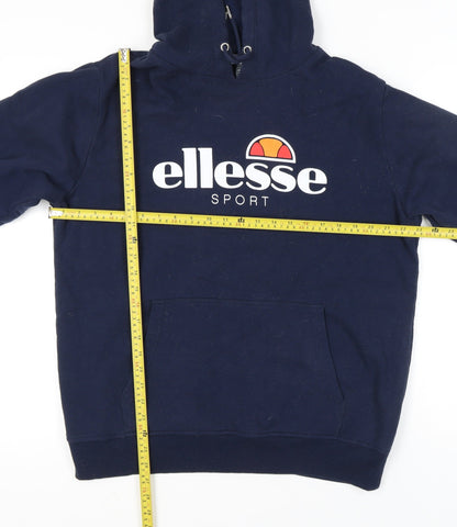 Ellesse Womens Blue Pullover Hoodie Size 18 Logo Sports Casual