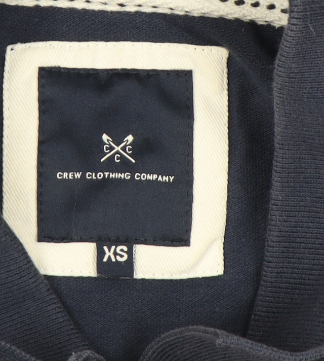 Crew Clothing Men’s Blue XS Polo Shirt Cotton Short Sleeve Classic