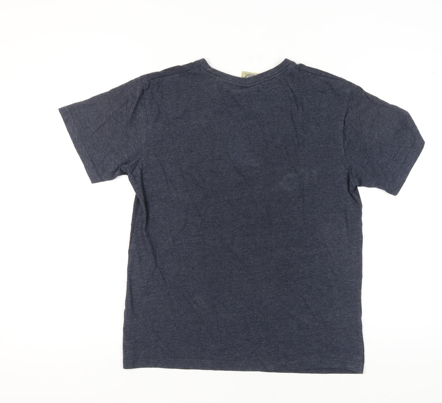 Mens UK Size S Cedar Wood State Blue  T-Shirt