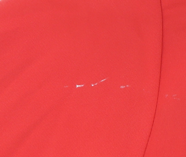 Alexon Womens Red Button-Up Shirt UK 8 Long Sleeve Polyester