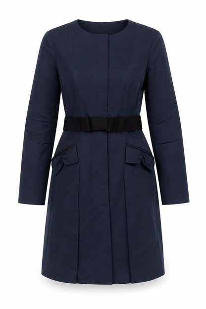 Womens UK Size 10 Topshop Blue Overcoat