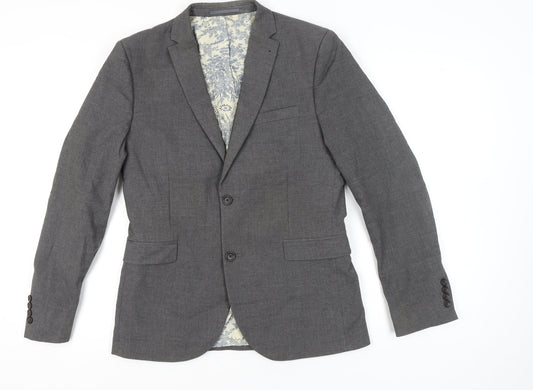 Mens UK Size 40 NEXT Regular Grey Suit Jacket