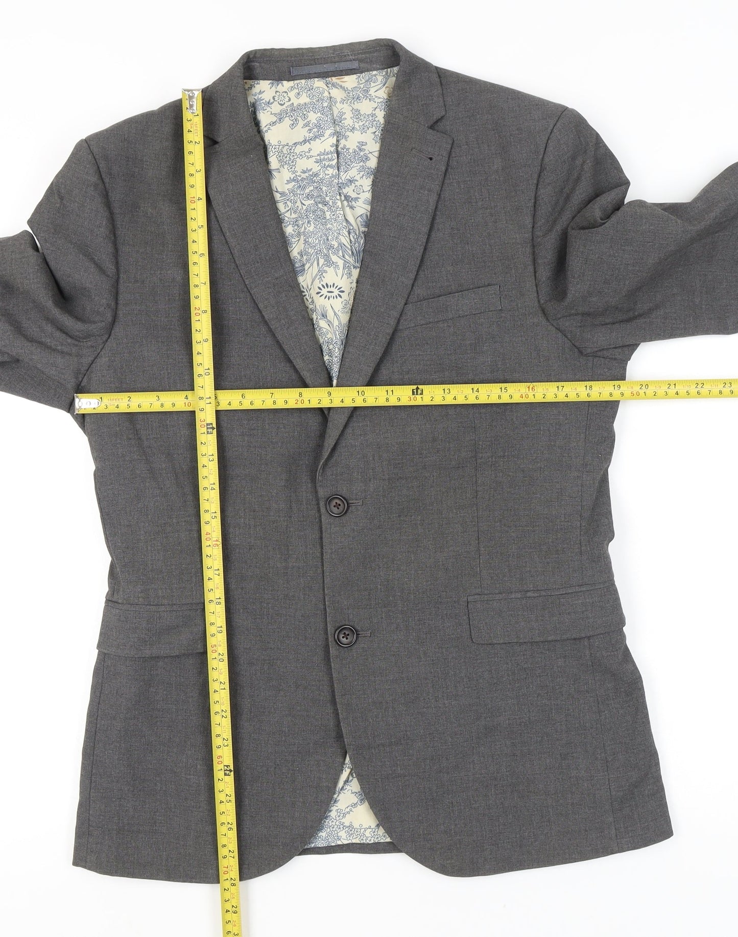 Mens UK Size 40 NEXT Regular Grey Suit Jacket