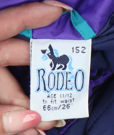 Rodeo Girls Multicoloured 11-12 Years Ski Jacket Winter Coat Vintage