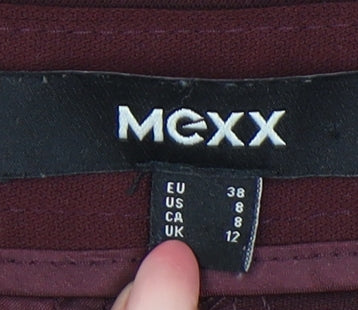 Womens UK Size 12 Mexx Regular Fit Chino Red Trousers