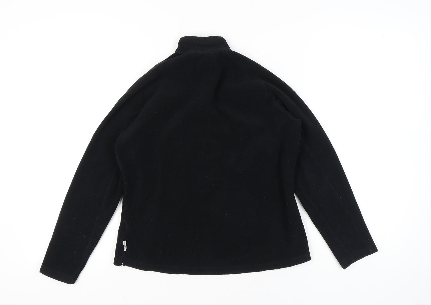 Quechua Women Black Fleece Pullover Sweatshirt Size 16 Hiking