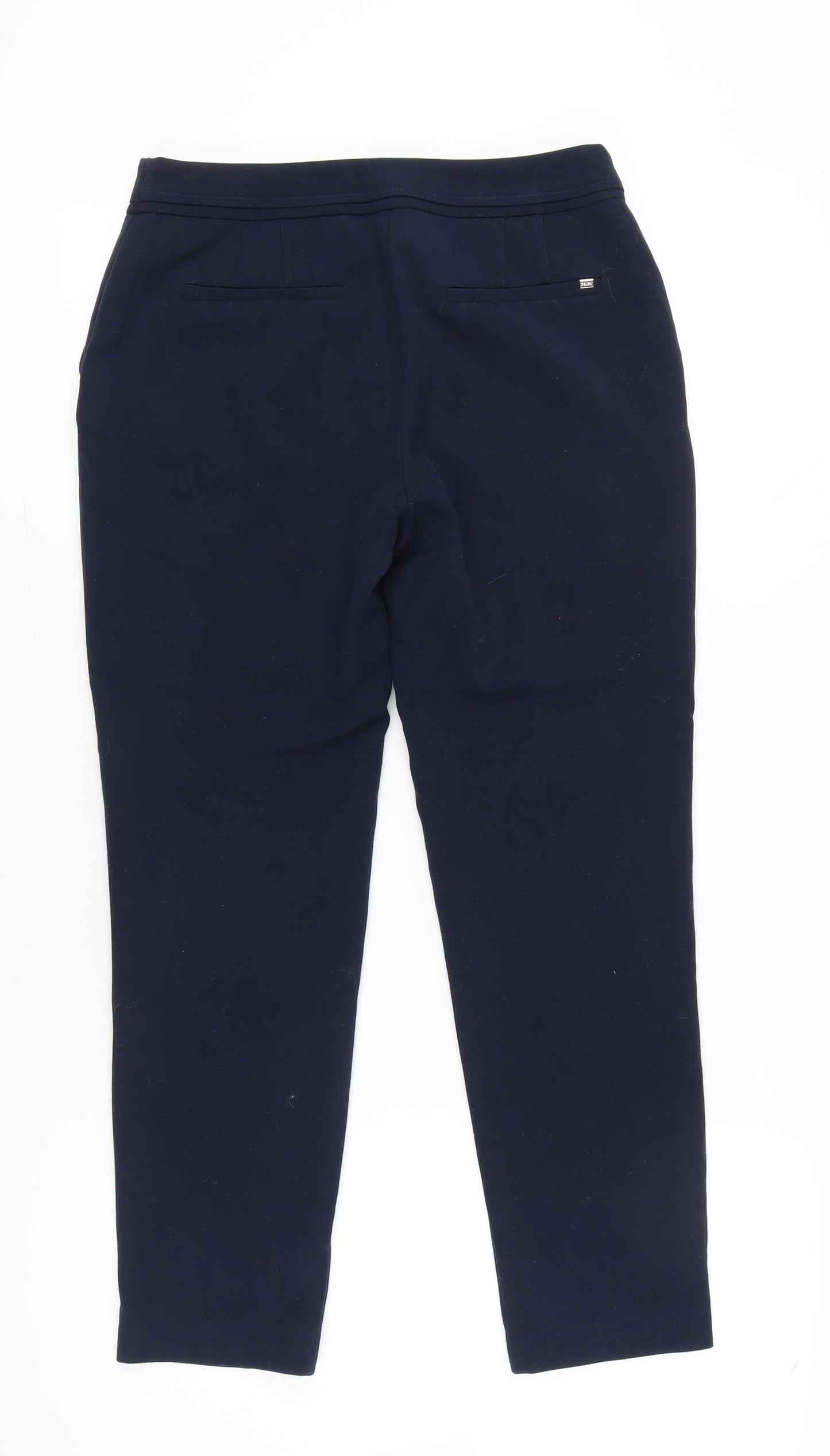 PRICH Womens Blue Slim Straight Leg Business Trousers Size 12