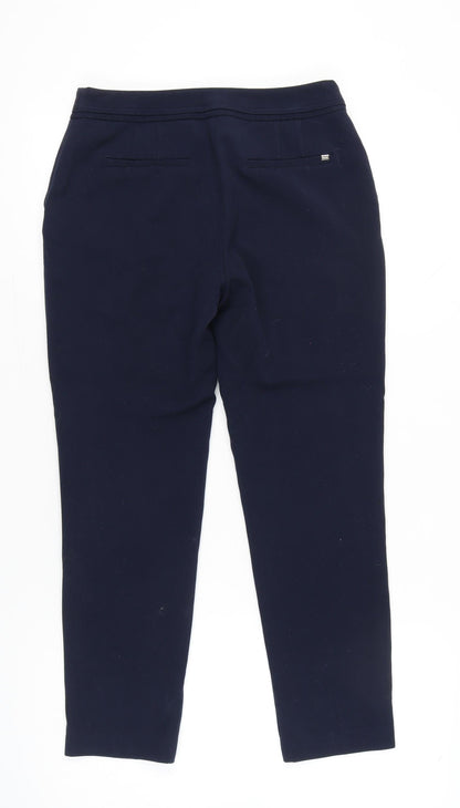 PRICH Womens Blue Slim Straight Leg Business Trousers Size 12