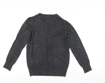Womens UK Size 12 Marks and Spencer Grey Cardigan Jumper