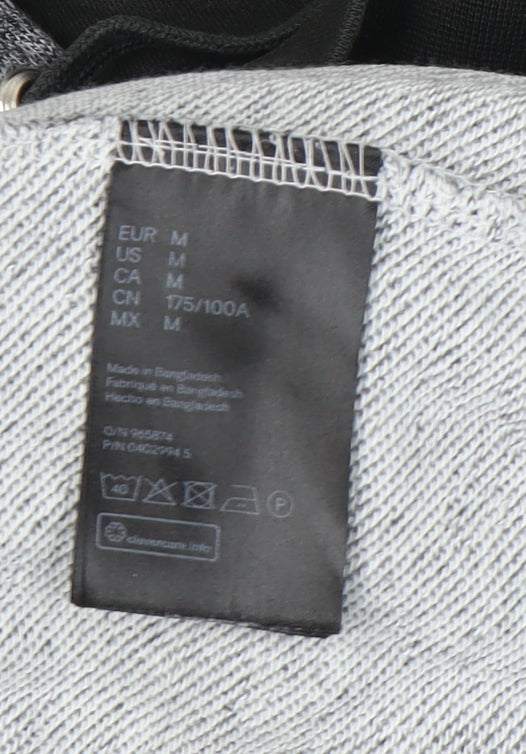 Mens UK Size M H&M Grey Full Zip Hoodie