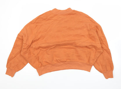 Womens UK Size M Gap Orange Pullover Sweatshirt