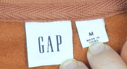 Womens UK Size M Gap Orange Pullover Sweatshirt