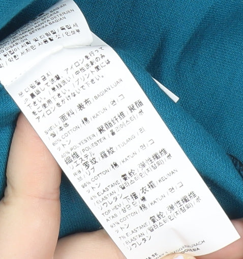 Puma Women’s Blue Pullover Hoodie Size M Logo Sportswear