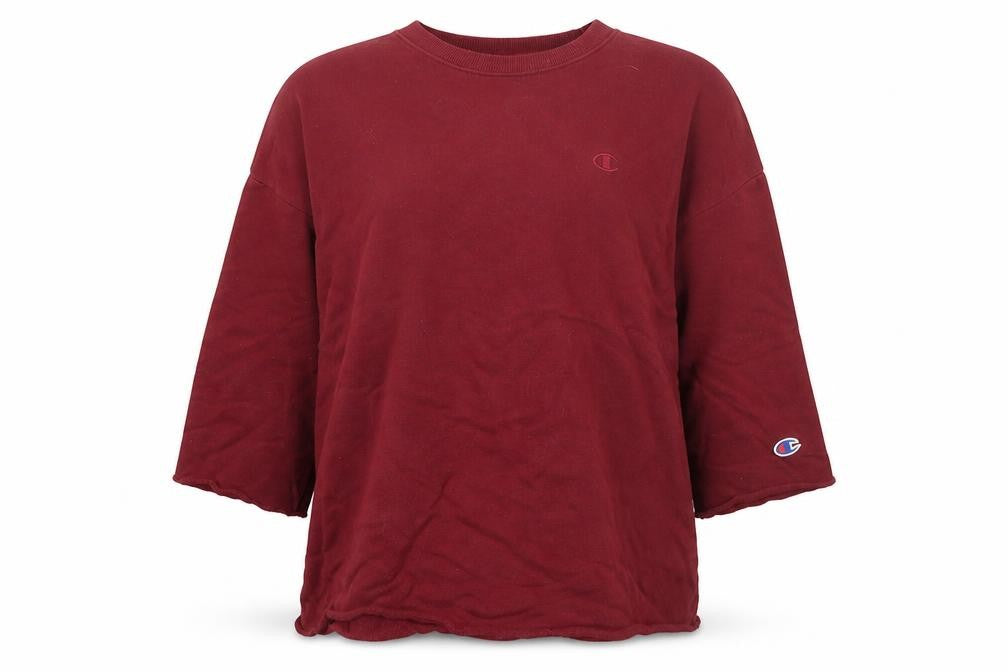 Womens UK Size M Champion Red Pullover Sweatshirt