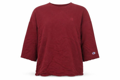 Womens UK Size M Champion Red Pullover Sweatshirt