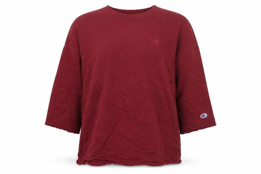 Womens UK Size M Champion Red Pullover Sweatshirt