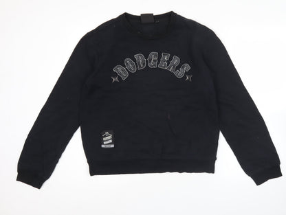 Mens UK Size M MLB Black Pullover Sweatshirt