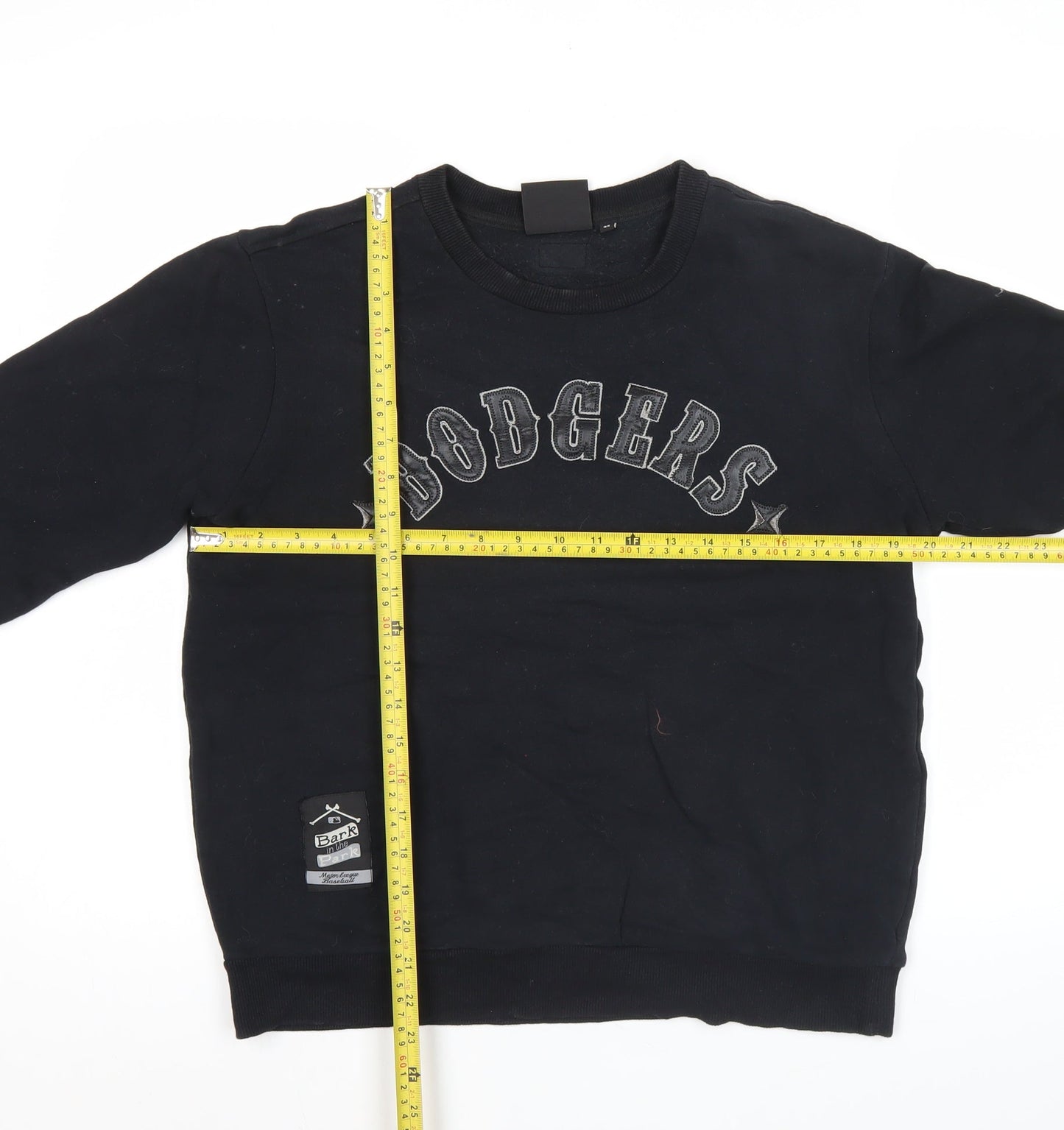 Mens UK Size M MLB Black Pullover Sweatshirt