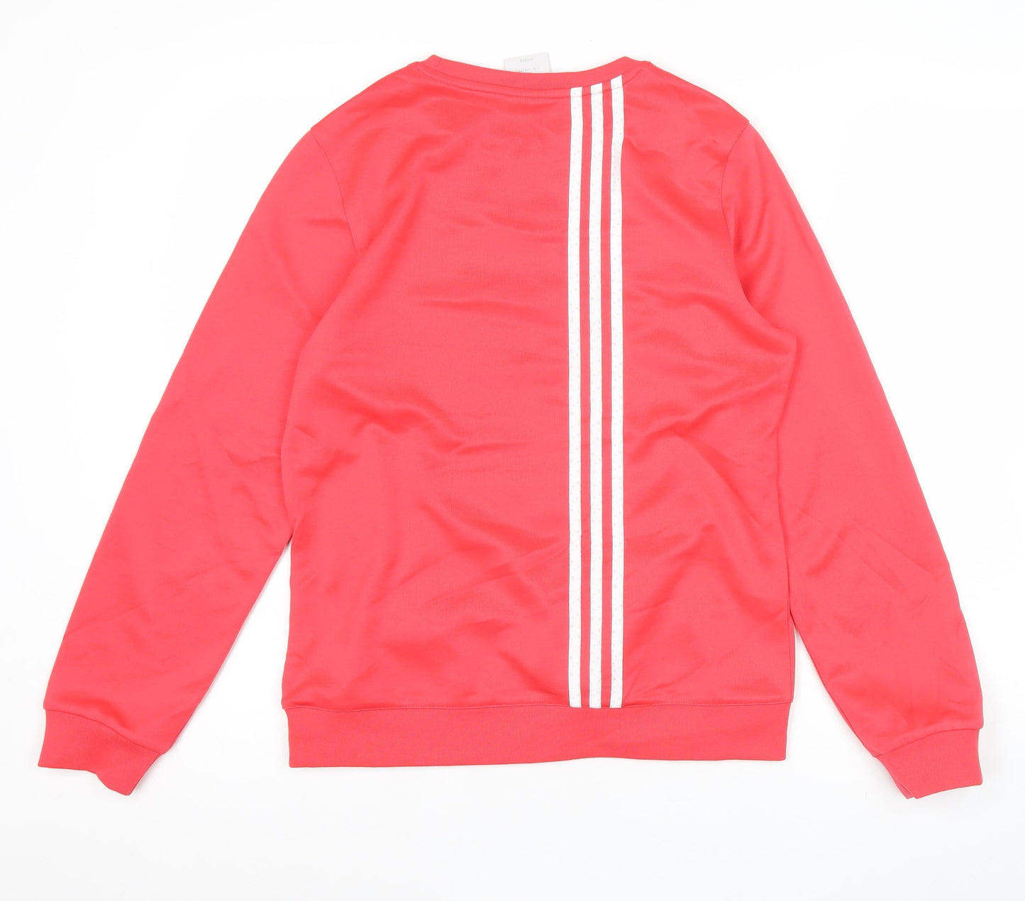 Adidas Women’s Pink Logo Sweatshirt Size 14 Pullover Cotton Blend