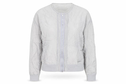 Calvin Klein Jeans Women’s Grey XS Bomber Jacket Cotton Zip