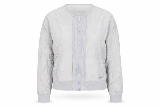 Calvin Klein Jeans Women’s Grey XS Bomber Jacket Cotton Zip
