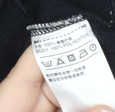 Adidas Womens Black Full Zip Hoodie Jacket Size 12 UK ClimaWarm