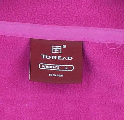 Womens UK Size 14 Toread Pink Basic Jacket