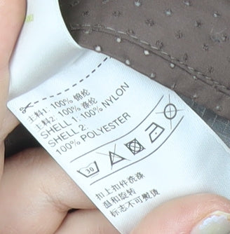 Adidas Women’s Brown Track Jacket Size 12 Lightweight Activewear