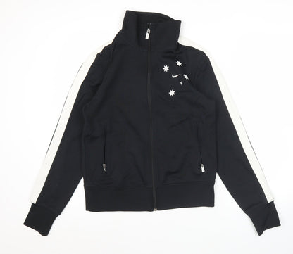 Nike Men's Black XL Track Jacket Full Zip Tennis Sportswear
