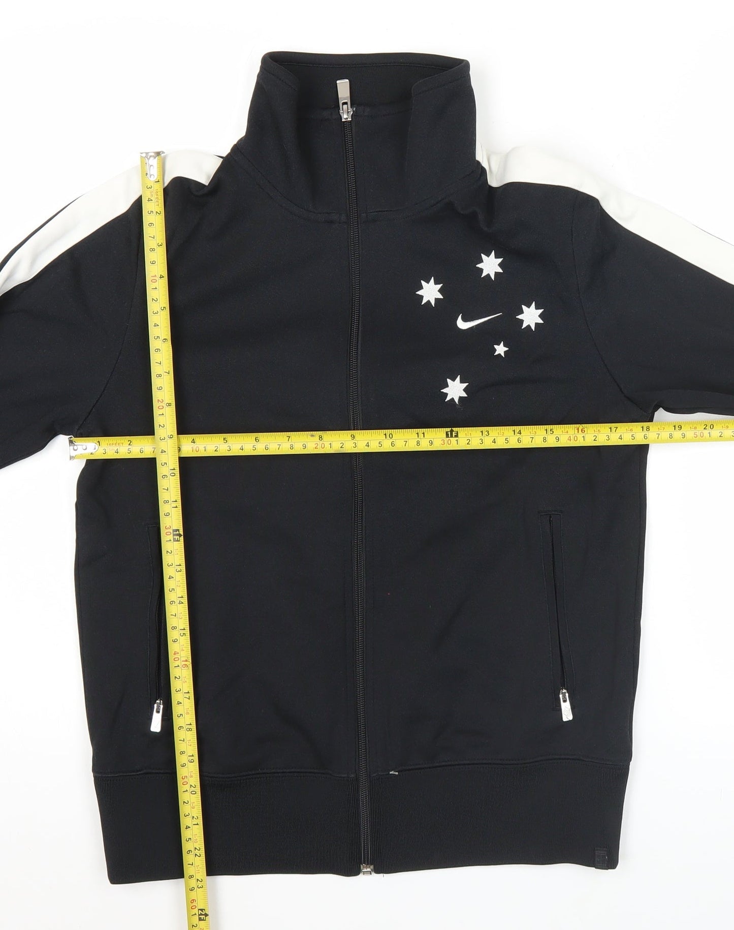 Nike Men's Black XL Track Jacket Full Zip Tennis Sportswear