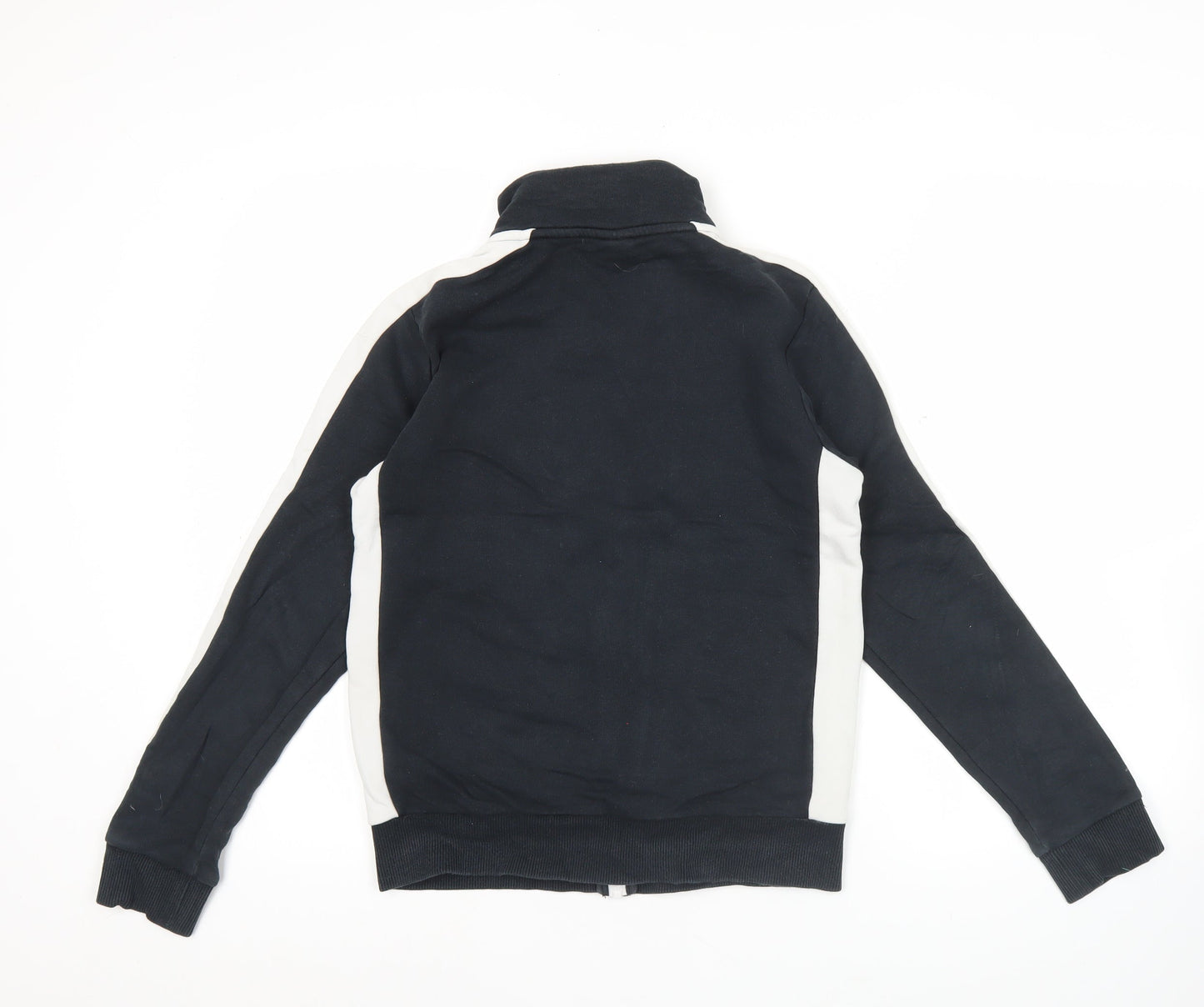 Puma Boys Black Track Jacket Size 13-14 Years Full Zip Sportswear