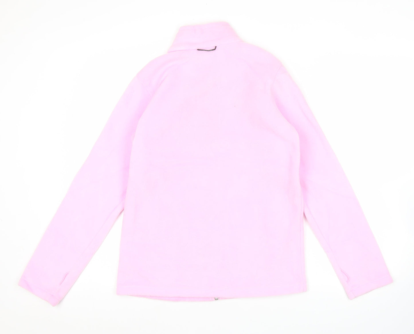 Columbia Womens Pink Fleece Jacket Size L Full Zip Outdoor