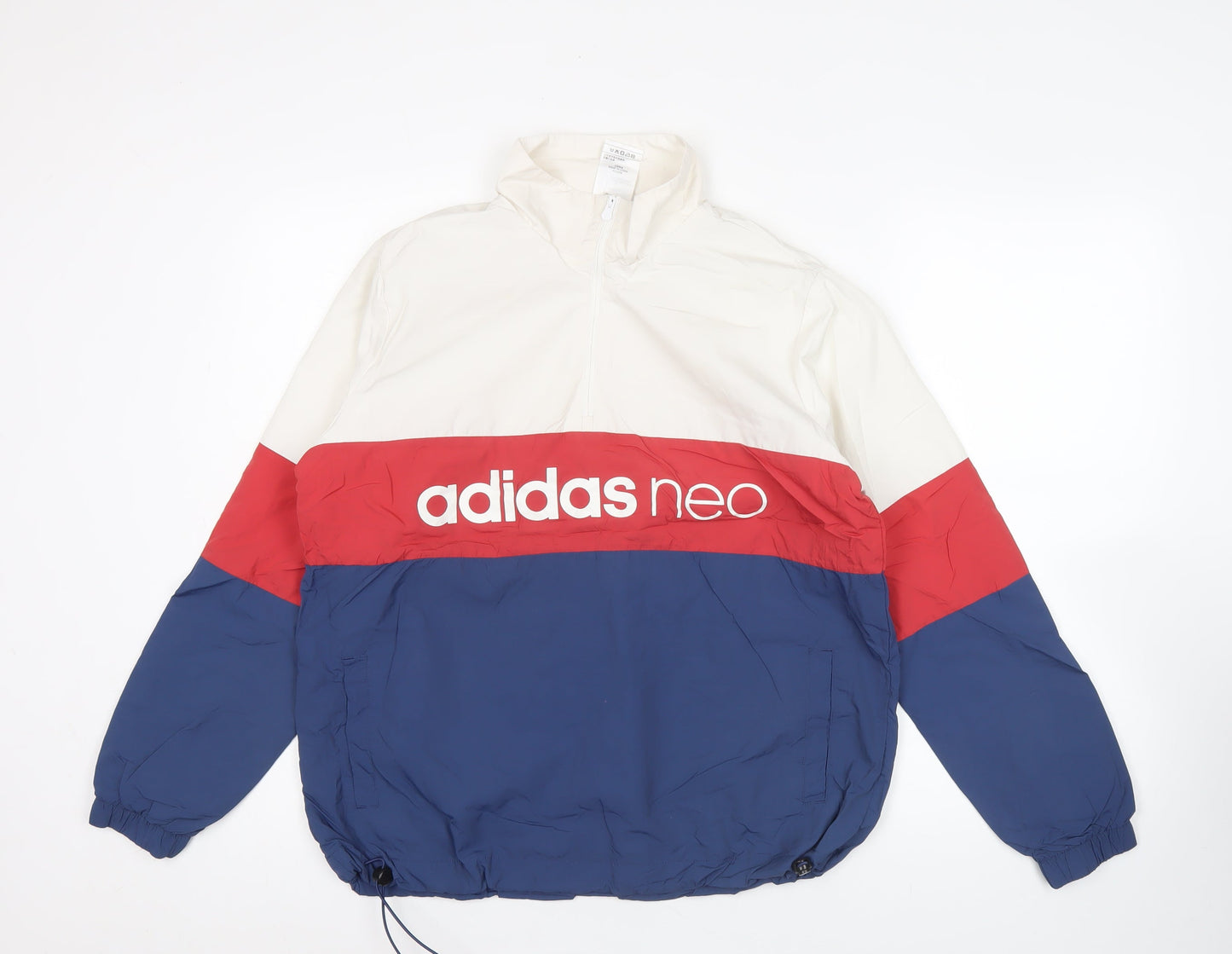 Mens UK Size XS adidas Multicoloured 1/4 Zip Sweatshirt