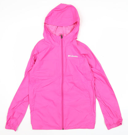 Teens UK Size L Columbia Pink Rain Coat