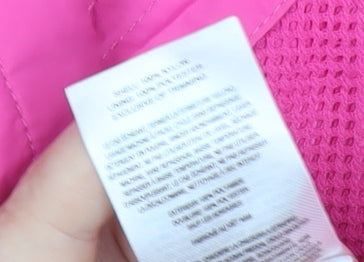 Teens UK Size L Columbia Pink Rain Coat