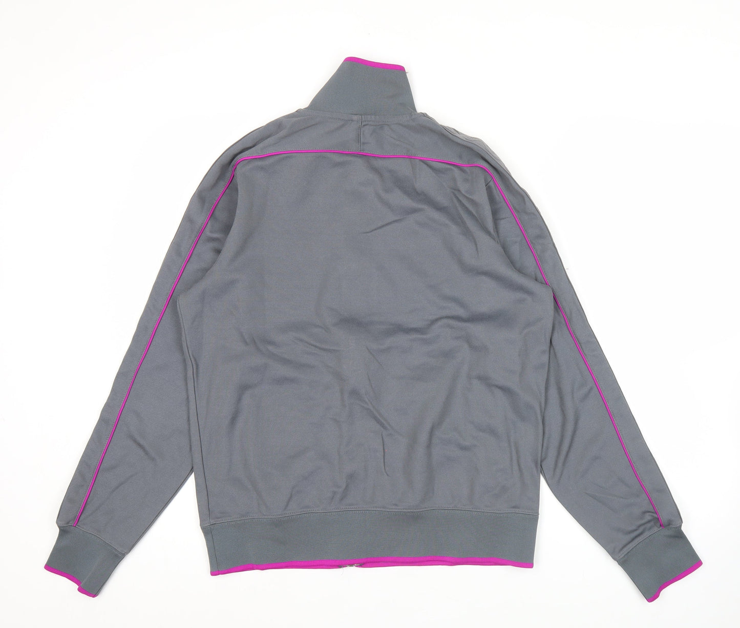 Nike Men’s Grey Track Jacket L Full Zip Lightweight Sportswear