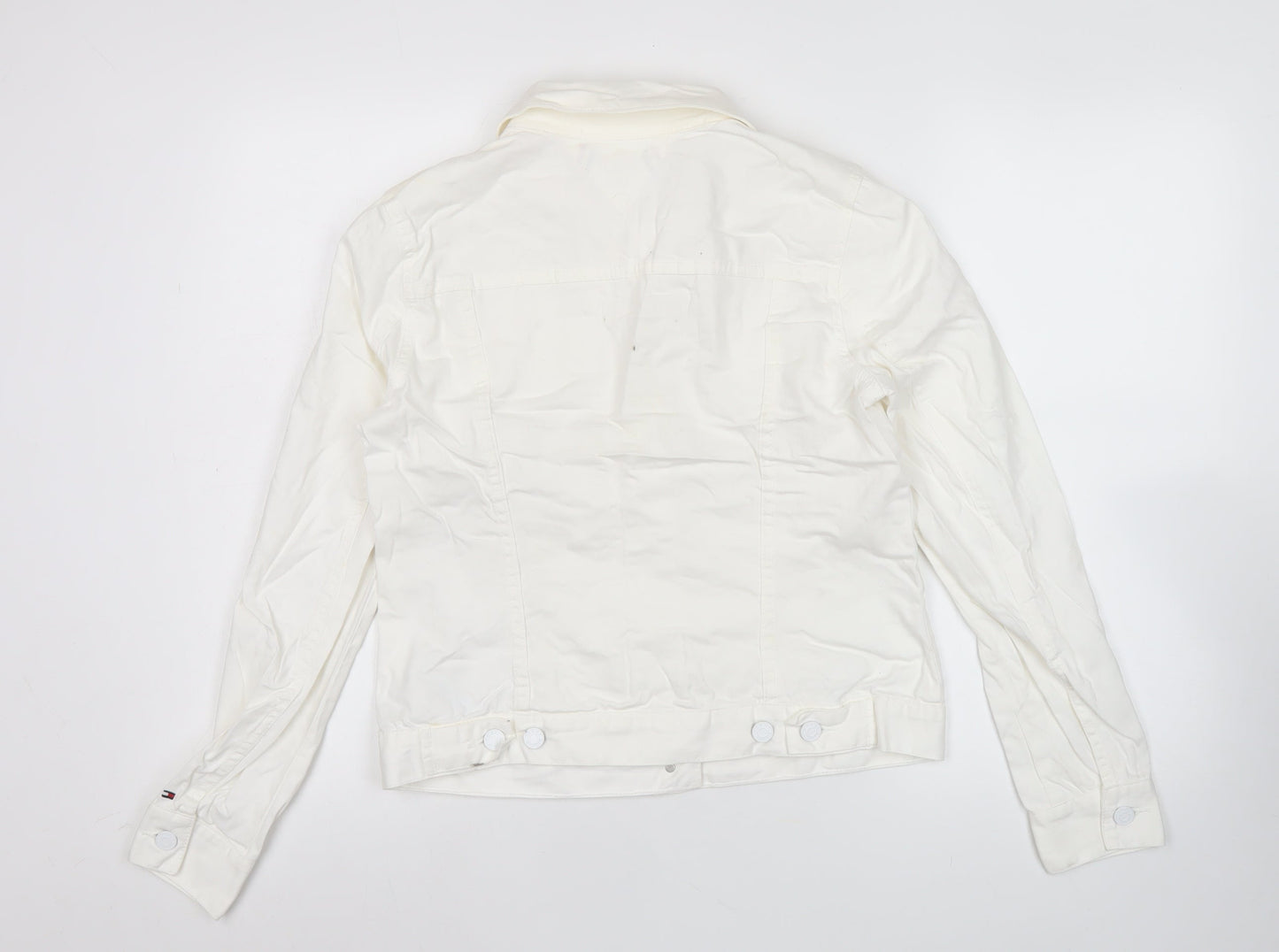 Womens UK Size S Tommy Hilfiger White Basic Jacket