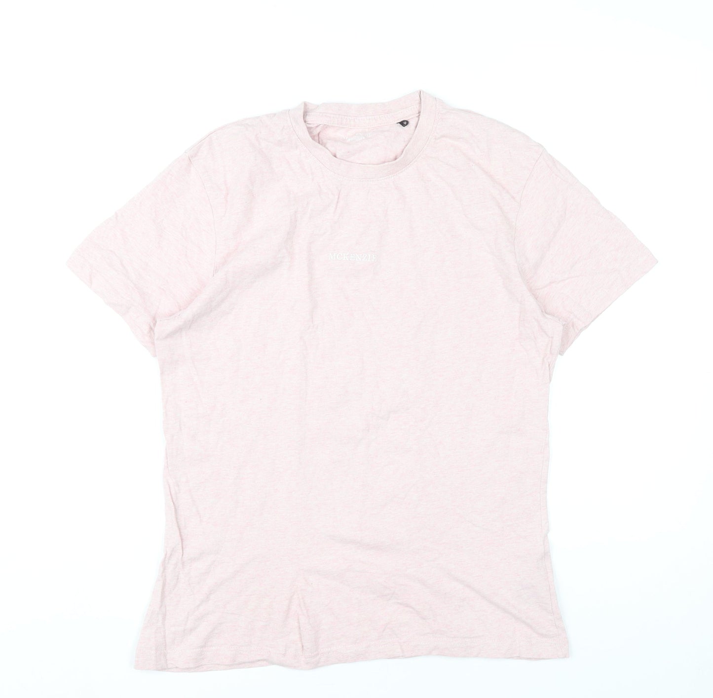 Womens UK Size 12 McKenzie Pink Basic T-Shirt