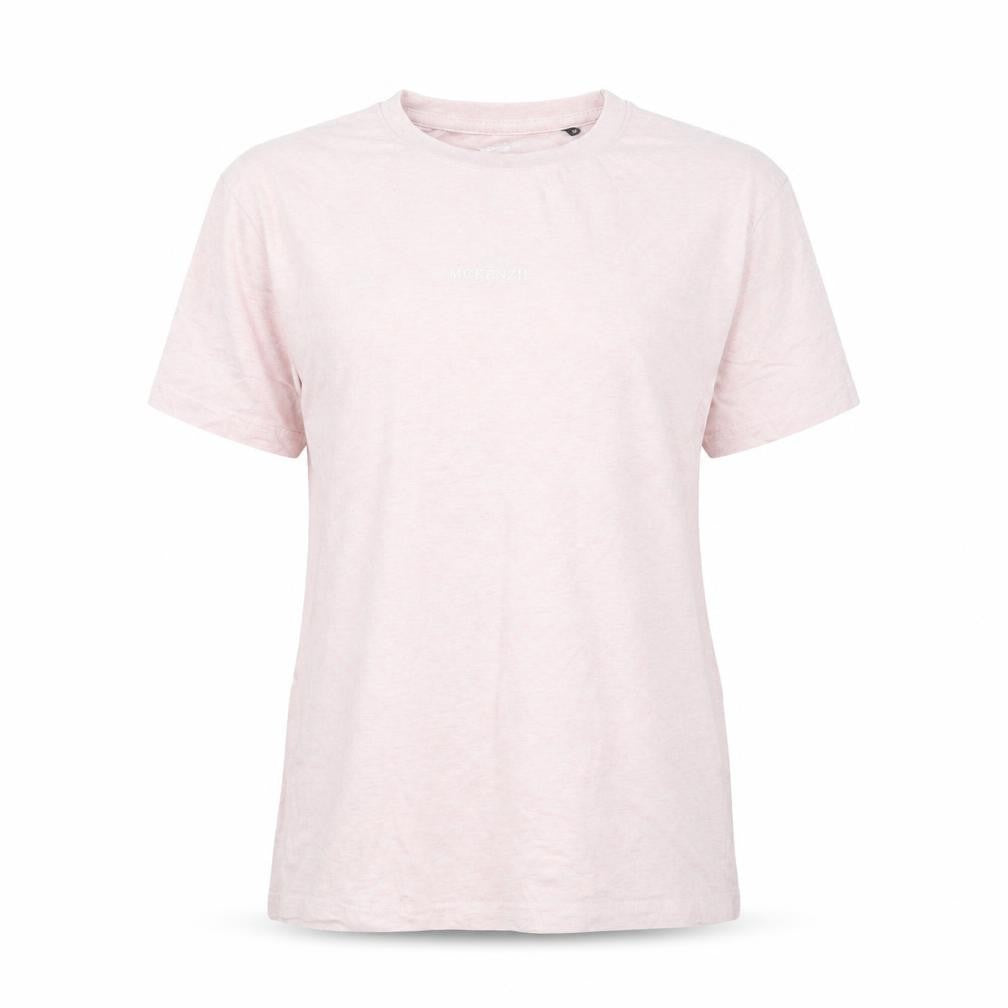 Womens UK Size 12 McKenzie Pink Basic T-Shirt